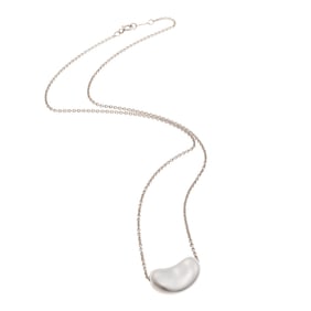 Tiffany & Co., Elsa Peretti, Sterling Silver Bean Necklace