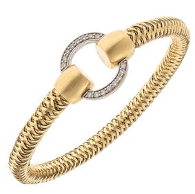 Diamond, 18k Bracelet, "Primavera," Roberto Coin