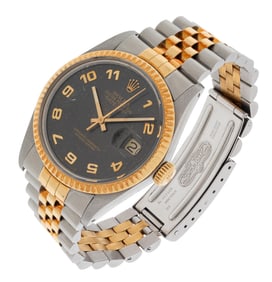 Rolex 18k, Stainless Steel Datejust Wristwatch, Ref. 16233