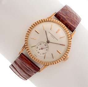 Vacheron Constantin 18k Rose Gold Traditionelle Wristwatch