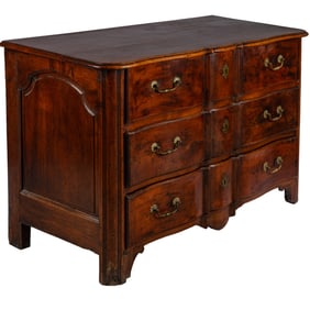 Louis XV Provincial Walnut Commode