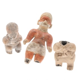 Pre-Columbian Pottery Figures