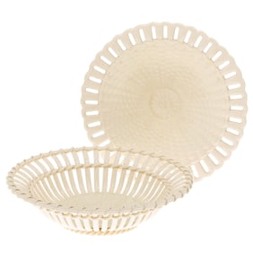Wedgwood Twig Basket and Underplate.