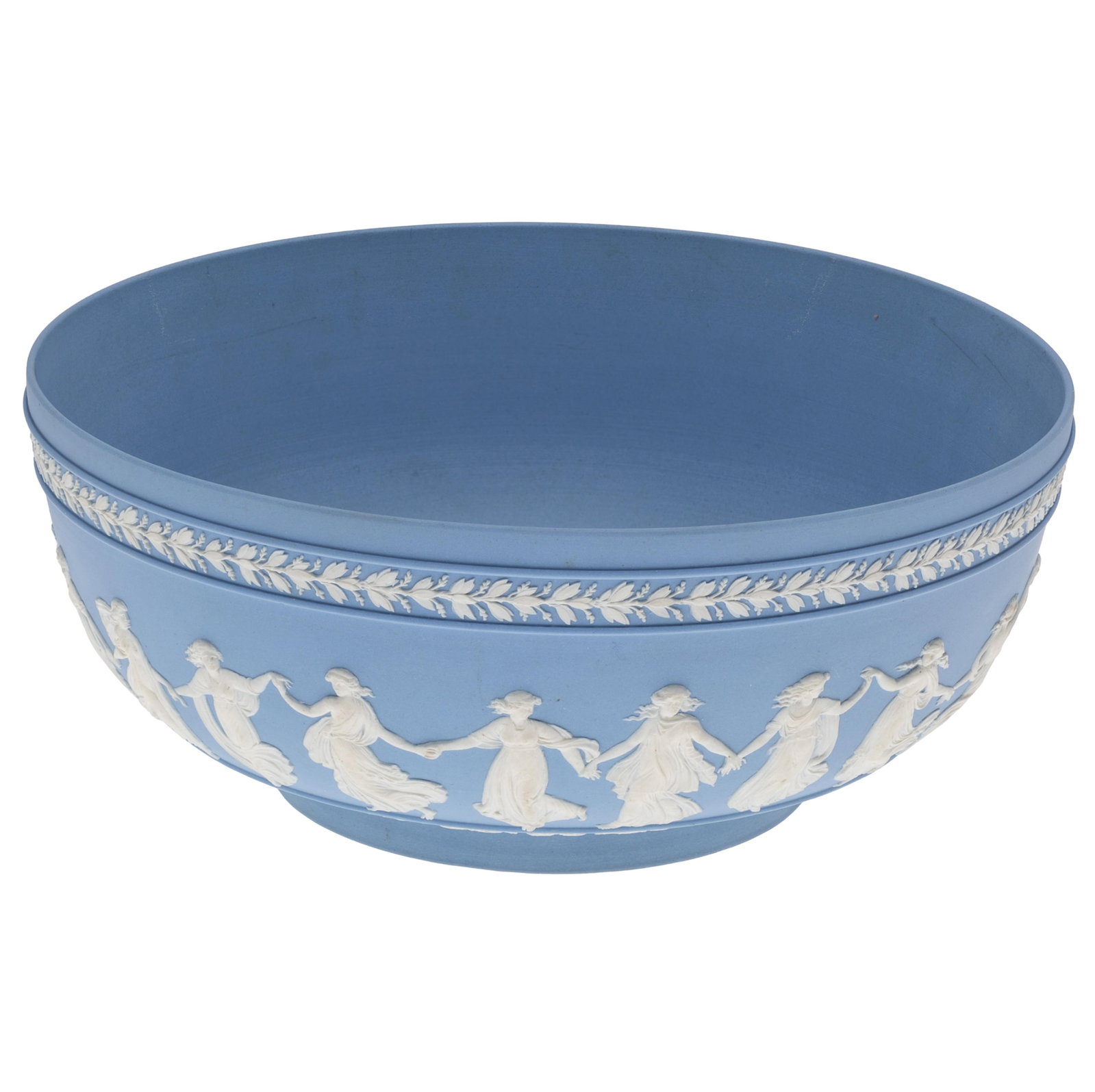 Wedgwood Dancing Hours Bowl: Wedgwood Dancing Hours Bowl Mid 19th century Incised Wedgwood 10 in. diam (26cm) . 4-1/4 in. (11cm) h.