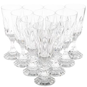 Baccarat Crystal Massena White Wine Glasses