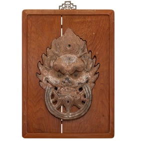 Pottery Molded Mythical Beast