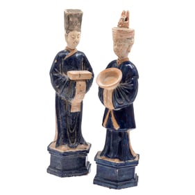 Pair of Court Attendants