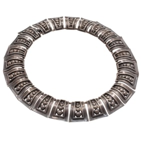 Mexican Sterling Silver Necklace, Margot de Taxco