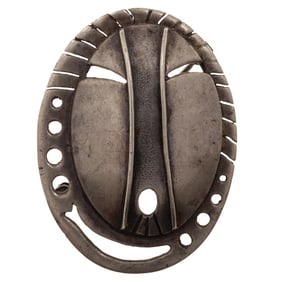 Sterling Silver Pin Pendant, Denise Wallace, Native Alaskan