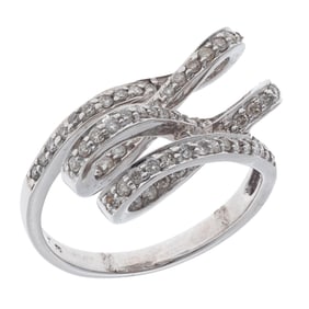 Diamond, 14k White Gold Ring