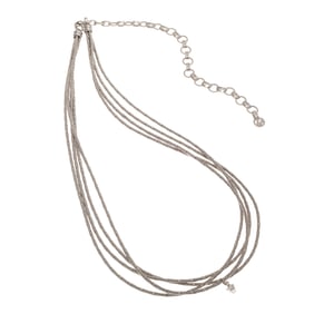 Diamond, 18k White Gold Necklace