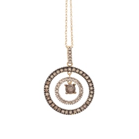 Diamond, Colored Diamond, 14k Necklace