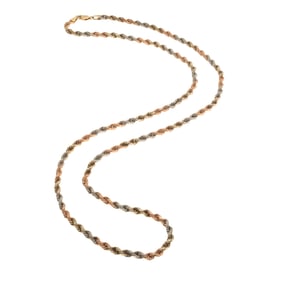 10k Tri-Color Neck Chain