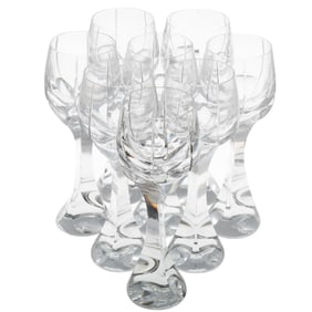Baccarat Crystal Neptune Pattern Tall Water Glass