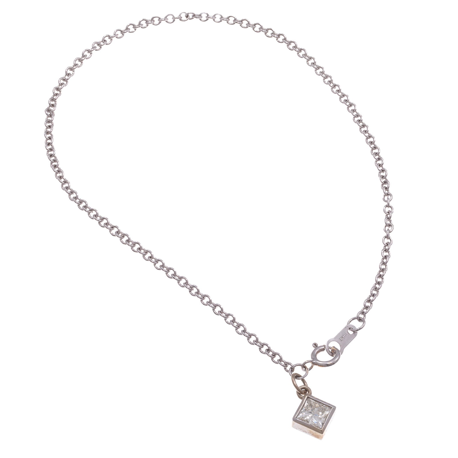 Diamond, 14k White Gold Bracelet (1 of 3)