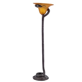 Art Deco Floor Lamp, after a model by Edgar Brandt