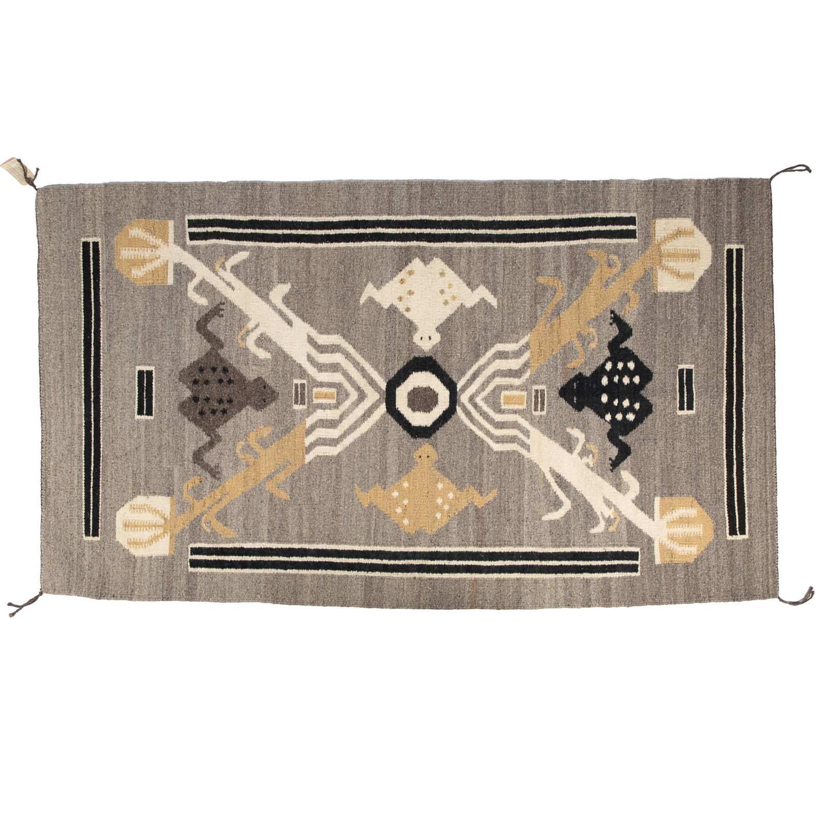 Navajo Sand Painting Rug, Maker Mary T. Sloan (1 of 5)