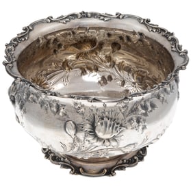 Victorian Sterling Silver Punch Bowl