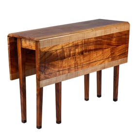 Drop Leaf Koa Wood Table, Michael Felig, Ainakoa Wood Co.