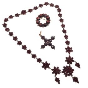 Collection of Bohemian Garnet Jewelry