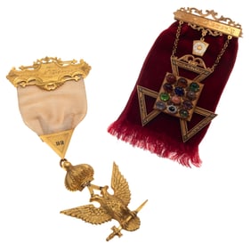 Collection of Two Masonic Medals