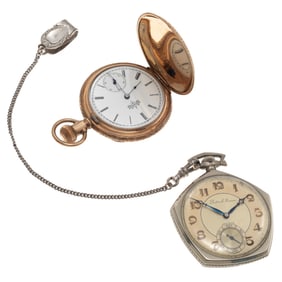 Collection of Two Gold-Filled Pocket Watches