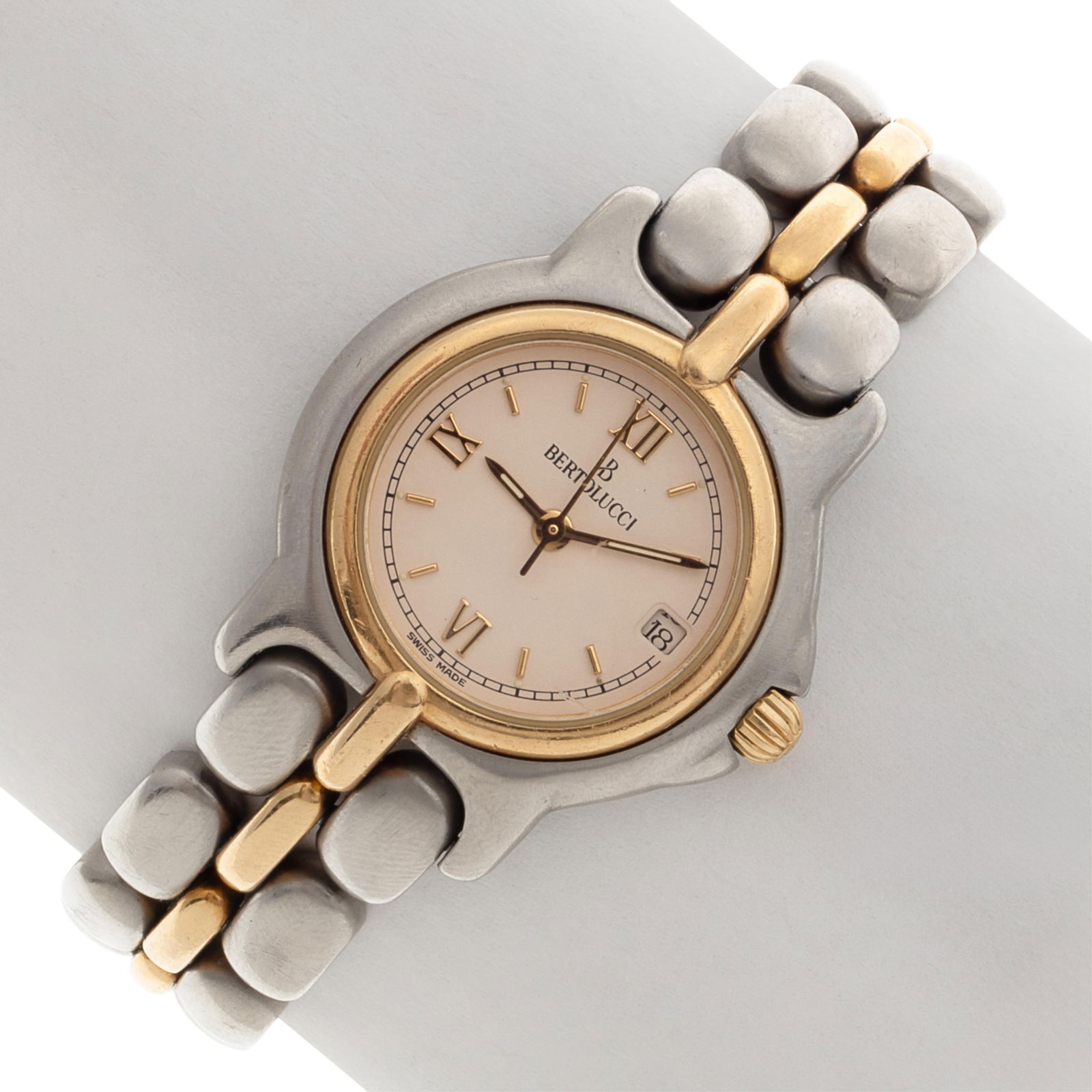 Bertolucci Stainless Steel, Yellow Gold Wristwatch (1 of 4)