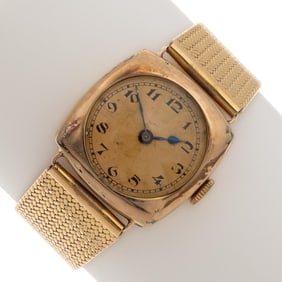 Ladies 18k, 14k Yellow Gold Watch