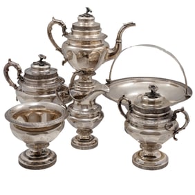 John B. Ginochio American Coin Silver Tea Service