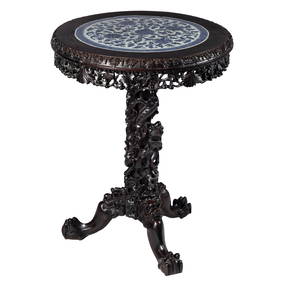Chinese Export Center Table (1 of 7)