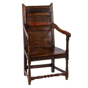 Wainscot Oak Chair, Yorkshire