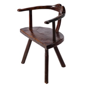 Welsh Stick Chair, Dated 1822.