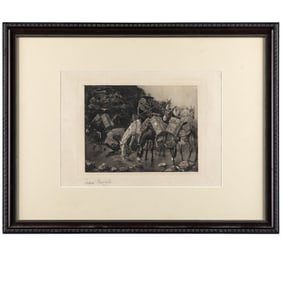 Frederic Remington (American, 1861-1909) Photogravure