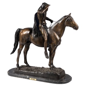 Cyrus Edwin Dallin (American 1861-1946) Bronze