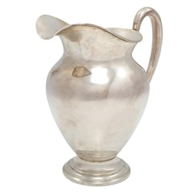 Neoclassical Style Sterling Pitcher, Shreve and Co.