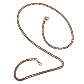 Victorian Yellow Gold Slide Chain