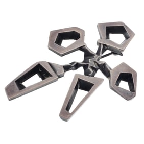 Modernist Sterling Silver Pin, J. Tostrup