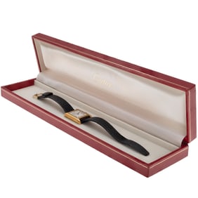 Ladies Cartier Gold-Plated Tank Watch