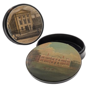 Regency Papier Mache Snuff Boxes