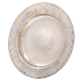 Elizabeth II Sterling Trophy Plate