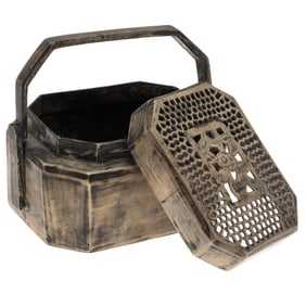 Chinese Bronze Hand Warmer