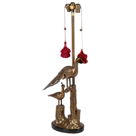 Marbro Company Mid-Century Brass Lamp