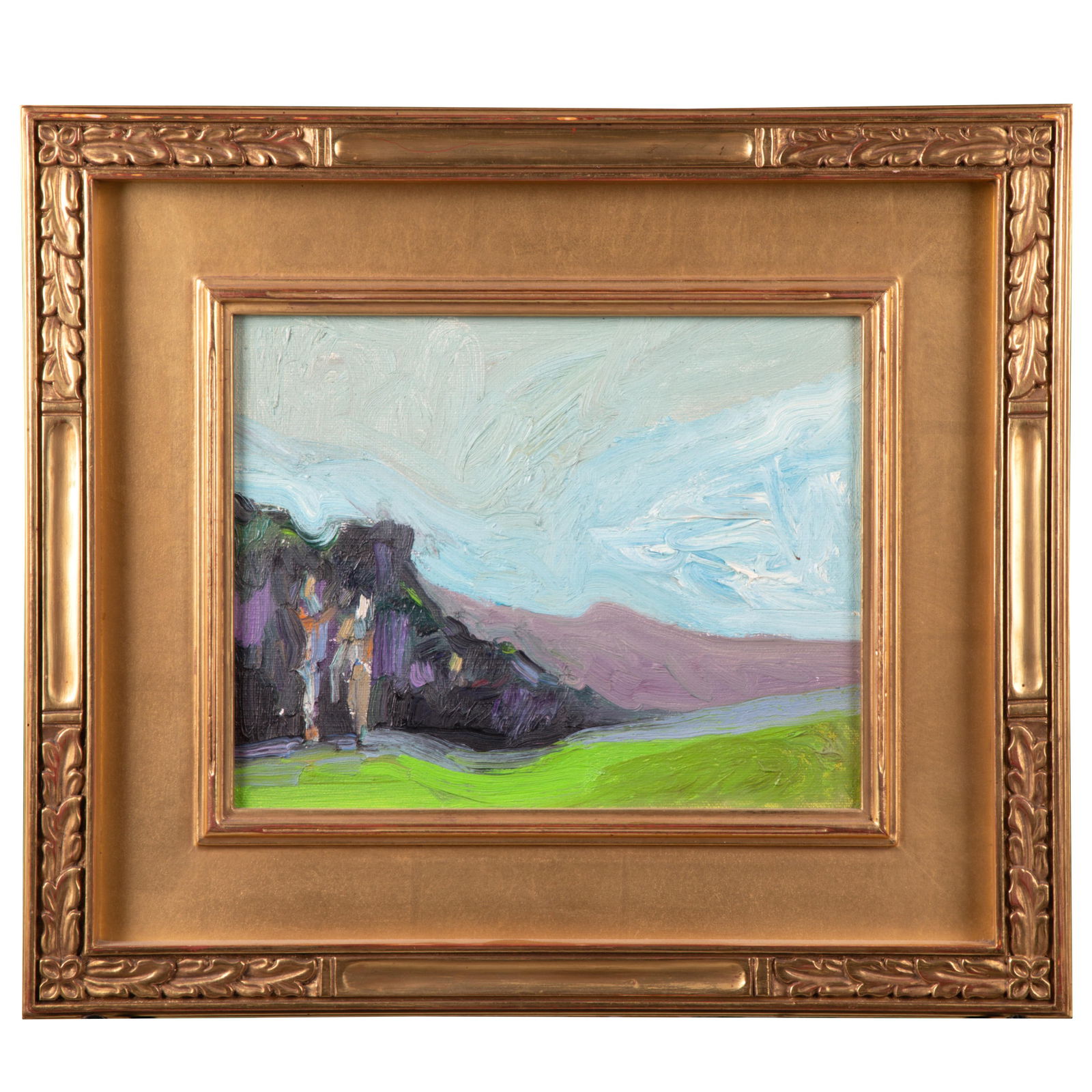 Lundy Siegriest (American 1925-1985): Lundy Siegriest (American 1925-1985)'Landscape'Oil on canvasUnsignedCanvas: 8in x 10in ( 20 cm. x 25 cm)Frame: 14in. x 16in (35 cm x 40cm)