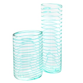 Two Salviati Venetian Glass Vases