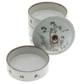 Chinese Porcelain Stacking Bowls