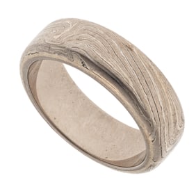 Gent's 14k, Sterling Silver Mokume Ring, George Sawyer