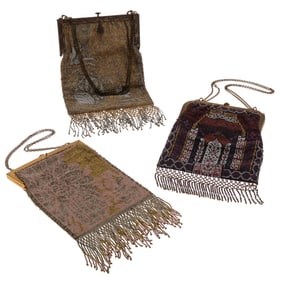 Vintage Woven Mesh Evening Bags