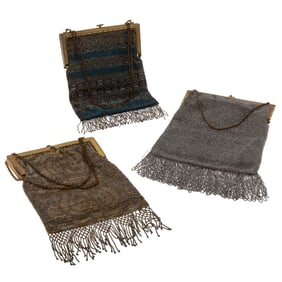 Vintage Woven Mesh Evening Bags
