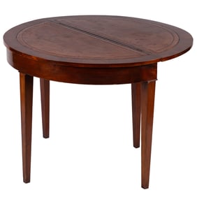 George III Mahogany Games Table