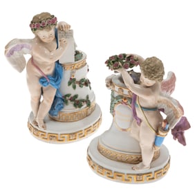 Meissen Porcelain Allegorical Figures